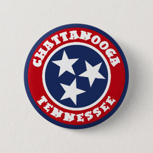 Chattanooga, Tennessee Ronde Button 5,7 Cm