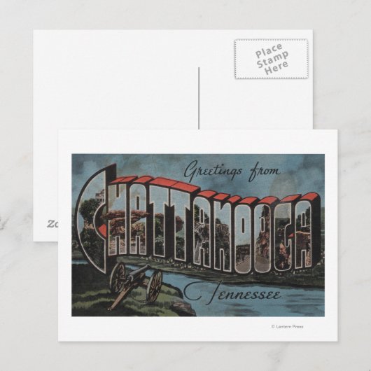 Chattanooga, Tennessee (Scene) Briefkaart (Voorkant / Achterkant)