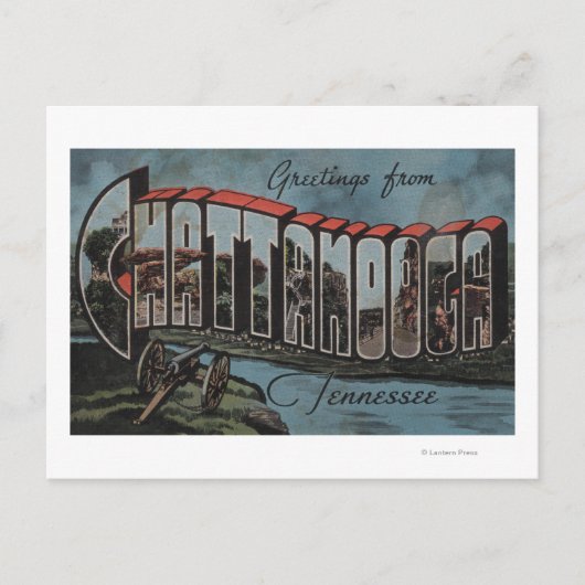 Chattanooga, Tennessee (Scene) Briefkaart (Voorkant)