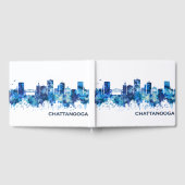 Chattanooga Tennessee Skyline Blue Gastenboek (Volledig)
