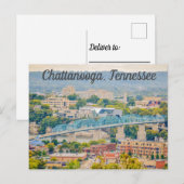 Chattanooga Tennessee Skyline Briefkaart