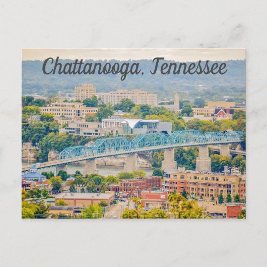 Chattanooga Tennessee Skyline Briefkaart