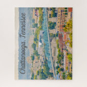 Chattanooga, Tennessee Skyline Foto Legpuzzel (Verticaal)