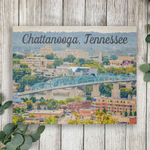 Chattanooga, Tennessee Skyline Foto Legpuzzel