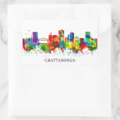 Chattanooga Tennessee Skyline Rechthoekige Sticker (Tas)
