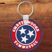 Chattanooga, Tennessee Sleutelhanger (Voorkant)