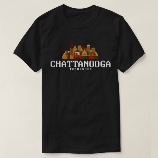 Chattanooga Tennessee T-shirt (Design voorkant)