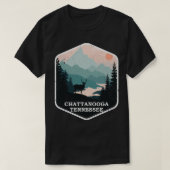  Chattanooga Tennessee TN Natuur Mountains T-shirt (Design voorkant)