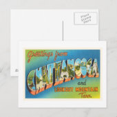 Chattanooga Tennessee TN Vintage Travel Souvenir Briefkaart (Voorkant / Achterkant)
