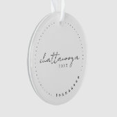 Chattanooga, Tennessee Travel United States Simple Ornament (voorkant)
