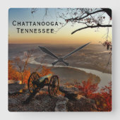 Chattanooga Tennessee van het Plein van de Berg va Vierkante Klok (Voorkant)