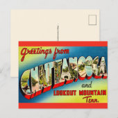 Chattanooga Tennessee Vintage Postcard Briefkaart (Voorkant / Achterkant)