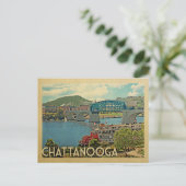 Chattanooga Tennessee Vintage Travel Briefkaart (Staand voorkant)