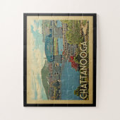 Chattanooga Tennessee Vintage Travel Legpuzzel (Verticaal)
