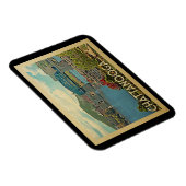 Chattanooga Tennessee Vintage Travel Magneet (Rechterzijde)