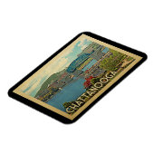 Chattanooga Tennessee Vintage Travel Magneet (Linkerzijde)