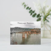 Chattanooga, Tennessee Walnut Bridge Briefkaart (Staand voorkant)