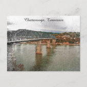 Chattanooga, Tennessee Walnut Bridge Briefkaart (Voorkant)