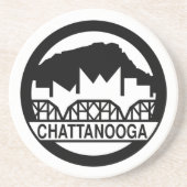 Chattanooga Tennessee Zandsteen Onderzetter (Voorkant)