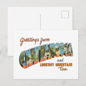 Chattanooga TN Briefkaart (Voorkant / Achterkant)