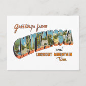 Chattanooga TN Briefkaart (Voorkant)