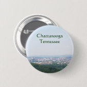 Chattanooga, TN cityscape Ronde Button 5,7 Cm (Voorkant /achterkant)