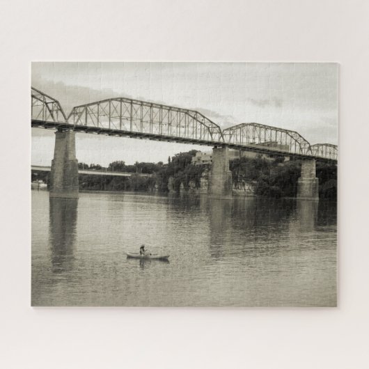 Chattanooga, TN - Walnut Street Bridge 16x20 Legpuzzel (Horizontaal)