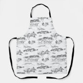 Chattanooga Toile Black en White Schort (Voorkant)