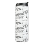Chattanooga Toile Black en White Thermosbeker (Gedraaid links)