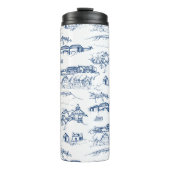 Chattanooga Toile Blue Thermosbeker (Voorkant)