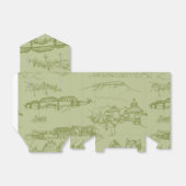 Chattanooga Toile Green Bedankdoosjes (Uitgevouwen)