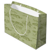 Chattanooga Toile Green Grote Cadeautas (Achterkant Gekanteld)