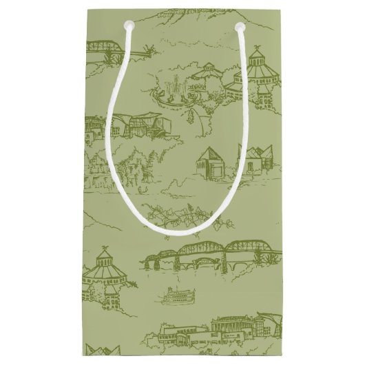 Chattanooga Toile Green Klein Cadeauzakje (Voorkant)