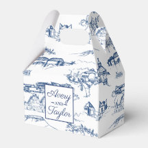 Chattanooga Toile Navy en Witte Huwelijk