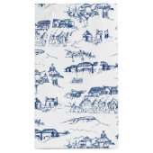 Chattanooga Toile Navy en Witte Huwelijk Klein Cadeauzakje (Achterkant)