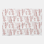 Chattanooga Toile Red en White Theedoek (Horizontaal)