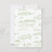 Chattanooga Toile Sage Color Sample Bedankkaart (Voorkant)