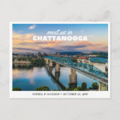 Chattanooga Trouw Save the Date Briefkaart (Voorkant)