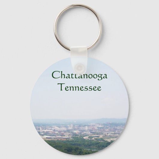 Chattanooga uit de lucht sleutelhanger (Voorkant)