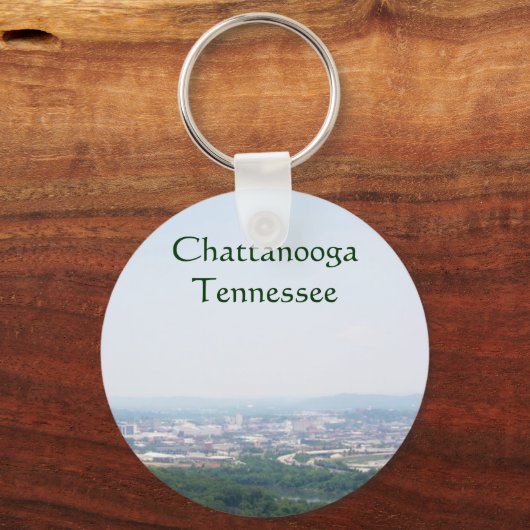 Chattanooga uit de lucht sleutelhanger (Voorkant)