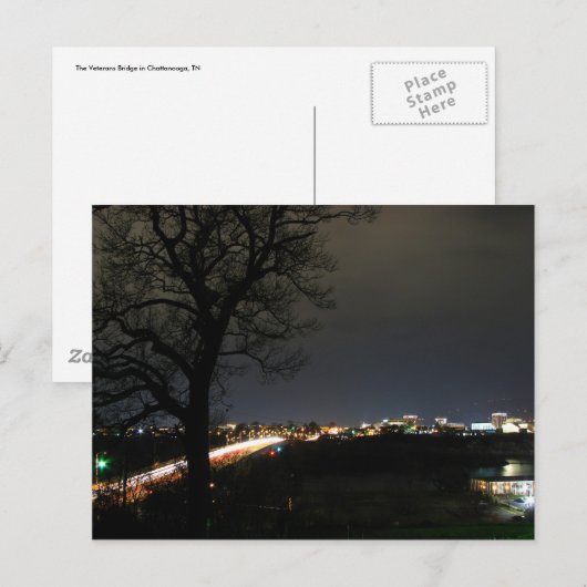 Chattanooga Veterans Bridge Briefkaart (Voorkant / Achterkant)