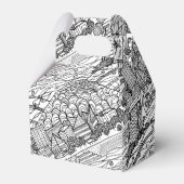 Chattanooga Whimsy Black and White Bedankdoosjes (Voorkant Zijde)