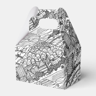 Chattanooga Whimsy Black and White Bedankdoosjes