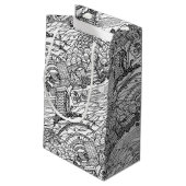 Chattanooga Whimsy Black and White Klein Cadeauzakje (Achterkant Gekanteld)