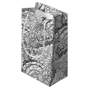 Chattanooga Whimsy Black and White Klein Cadeauzakje