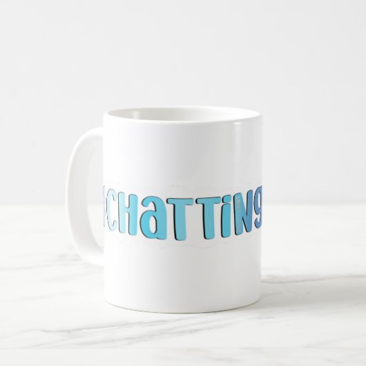 Chatten Cozies Koffiemok (Voorkant links)