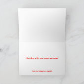 Chatten Feestdagen Kaart (Binnen)