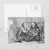 Chatten, illustratie briefkaart (Voorkant / Achterkant)