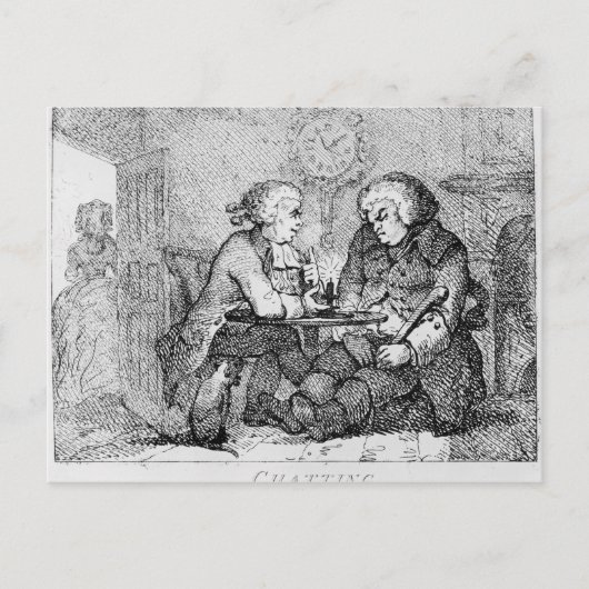 Chatten, illustratie briefkaart (Voorkant)