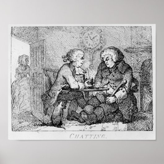 Chatten, illustratie poster (Voorkant)